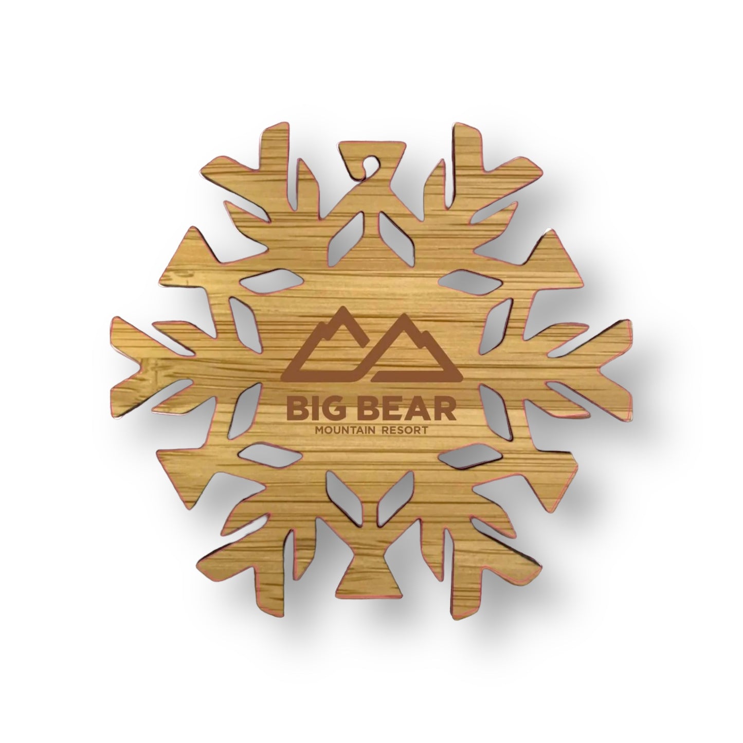 Big Bear Mountain Resort Snowflake Ornament