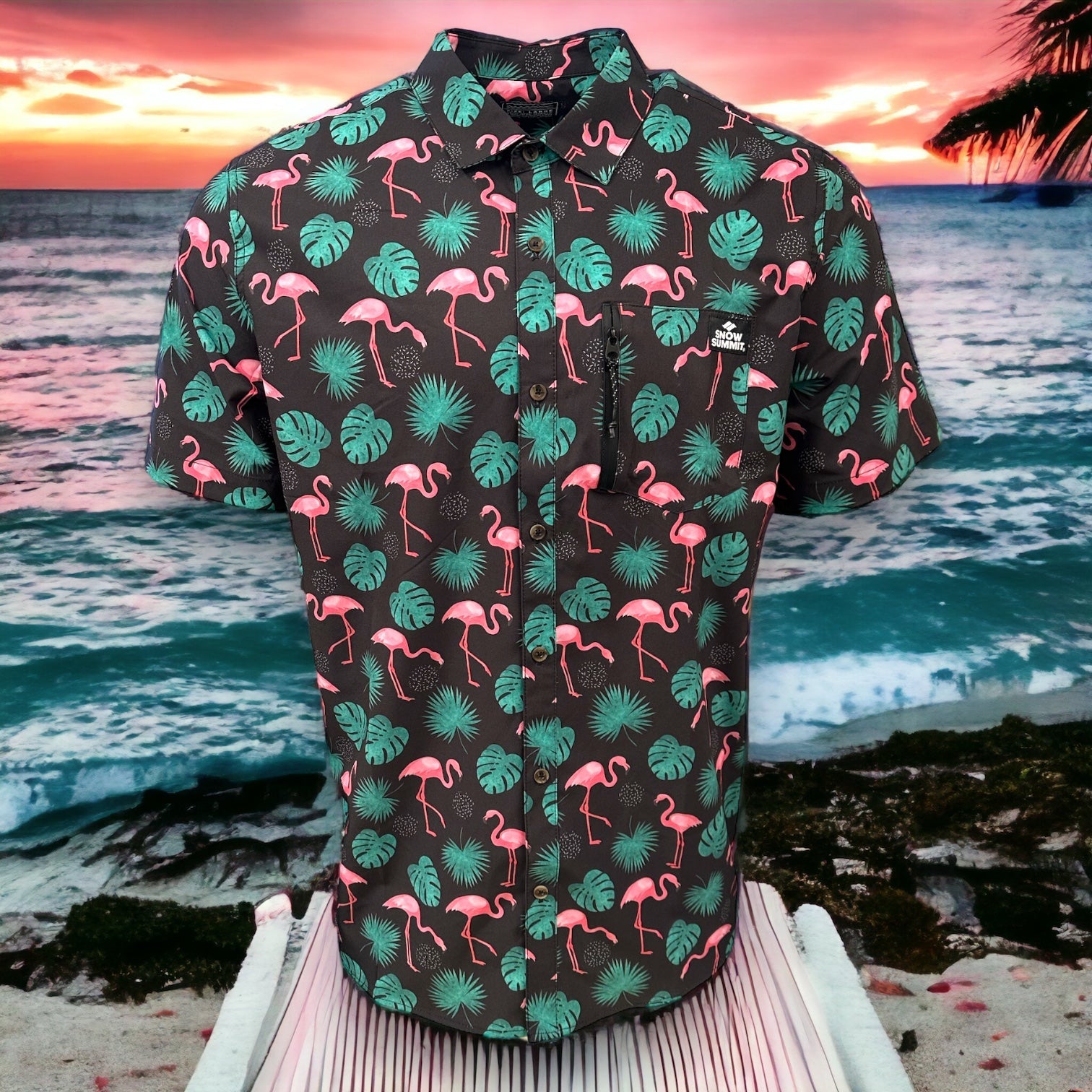 Flamingo Dress Shirt