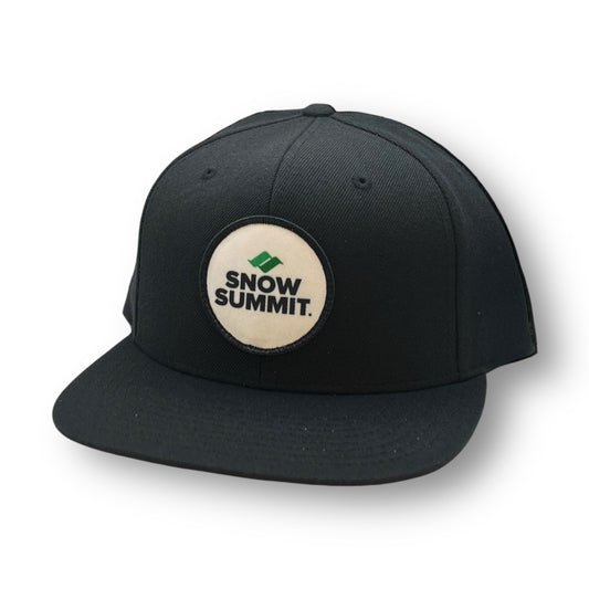 Adjustable Snapback Trucker with Round Big Logo Embroidered SS Patch