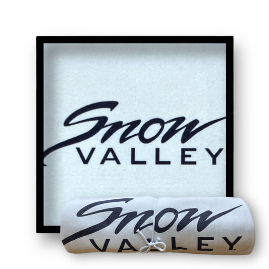 Snow Valley arctic blue sweatshirt blanket
