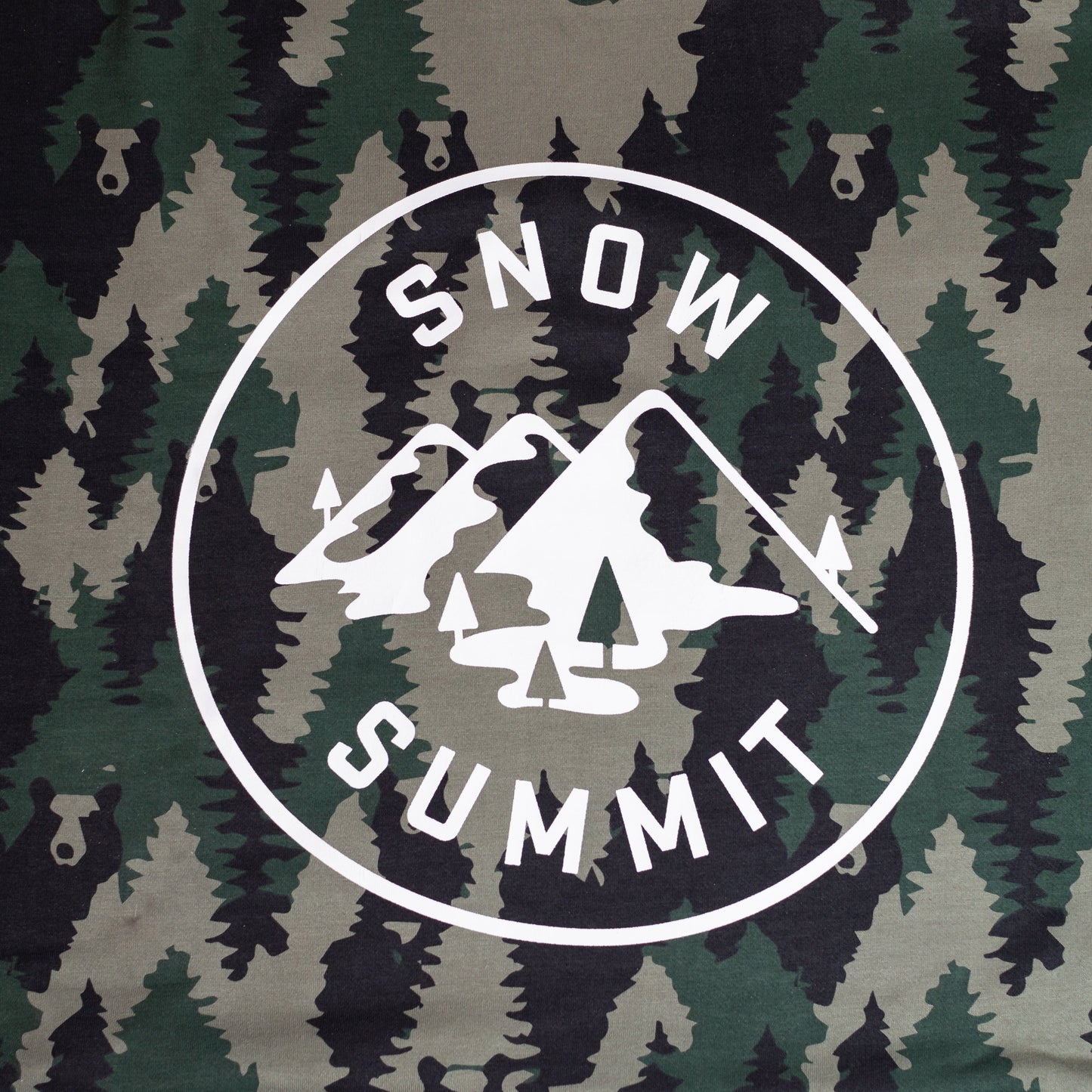 Forest Snow Summit Sweatshirt Blanket