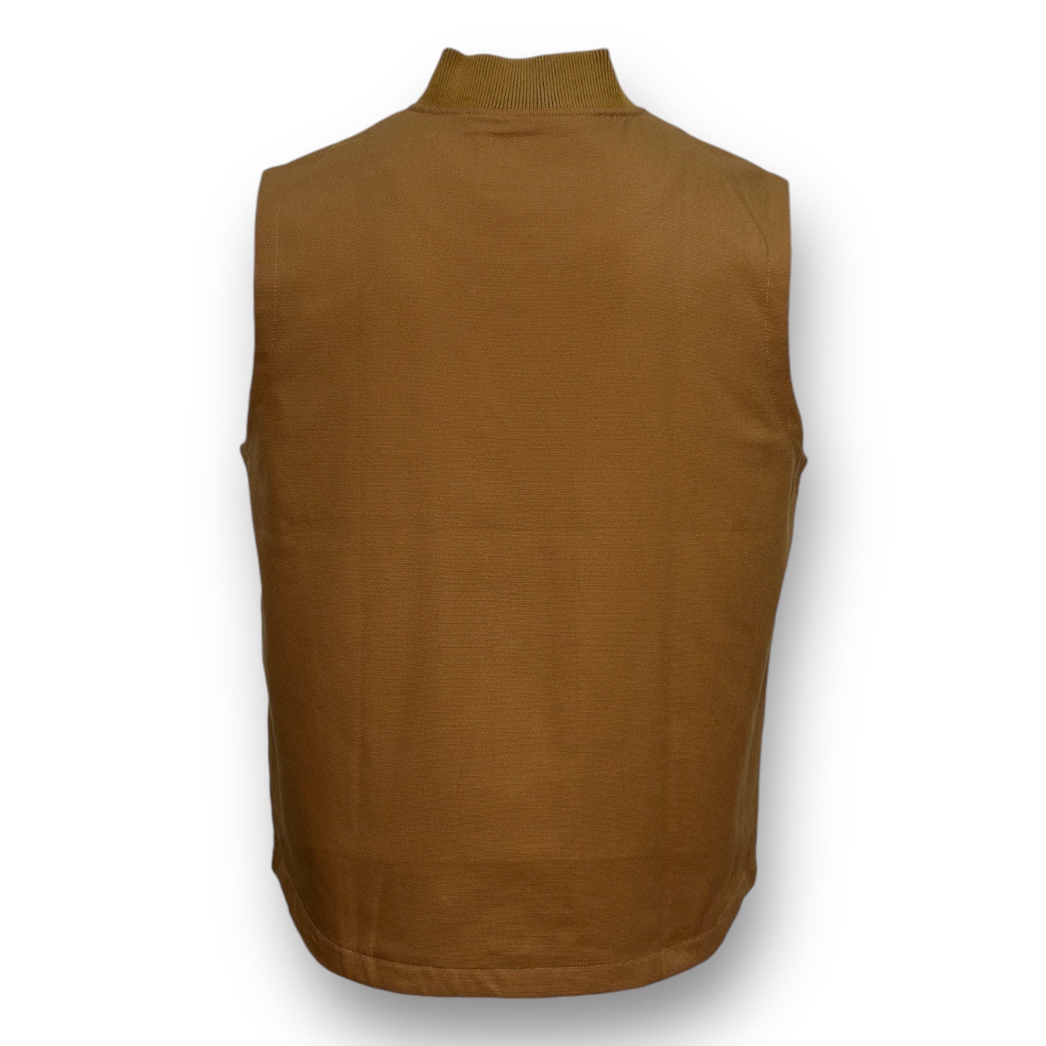 Backside of a brown vest