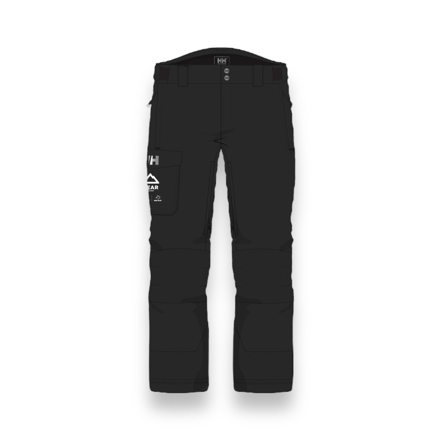 Black Helly Hanson Big Bear Mountain Resort uniform pant for employees