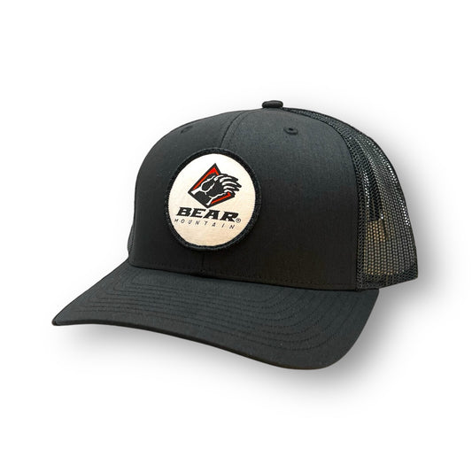 Adjustable Snapback Trucker with Round Big Logo Embroidered BM Patch
