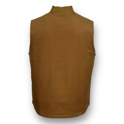 Back of a brown vest