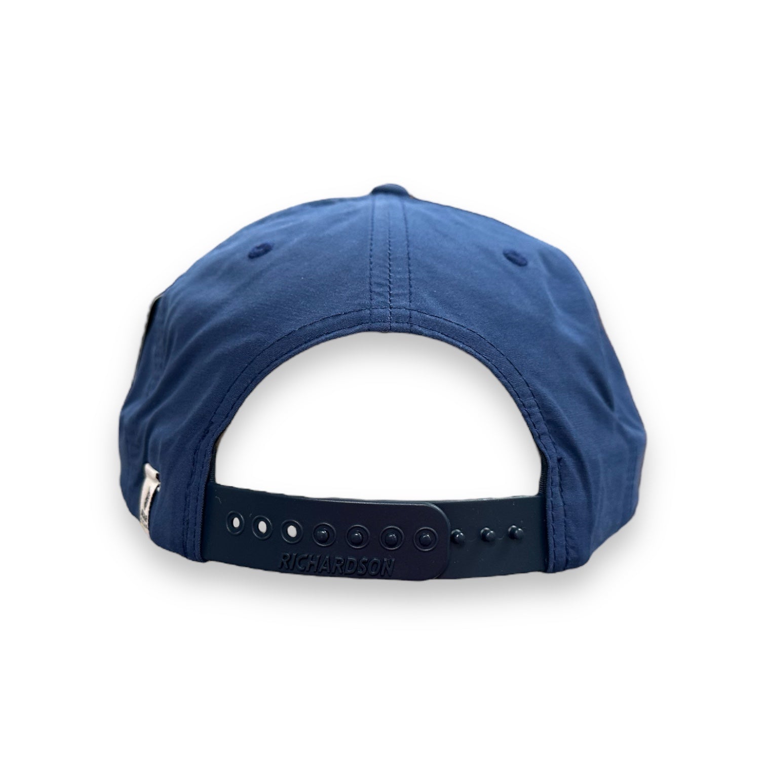 Navy snapback back view