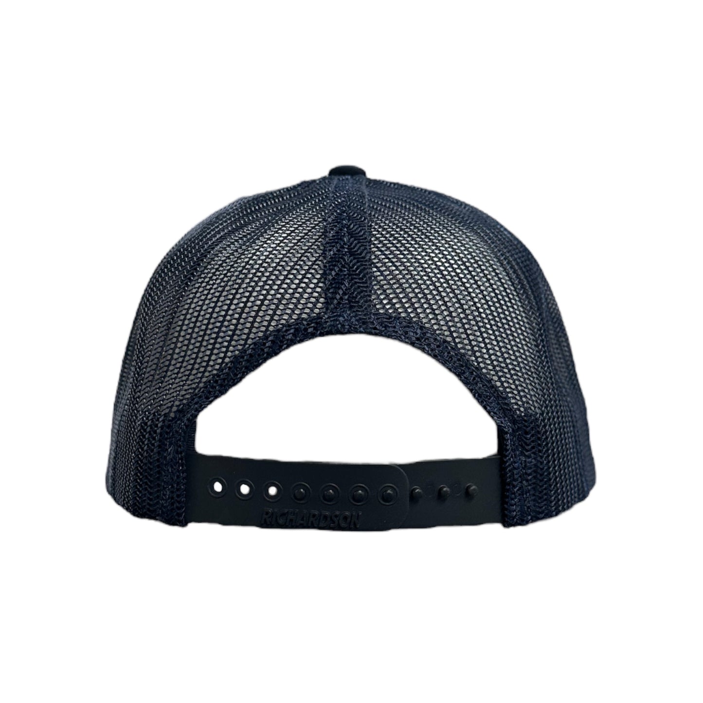 Navy snapback back view