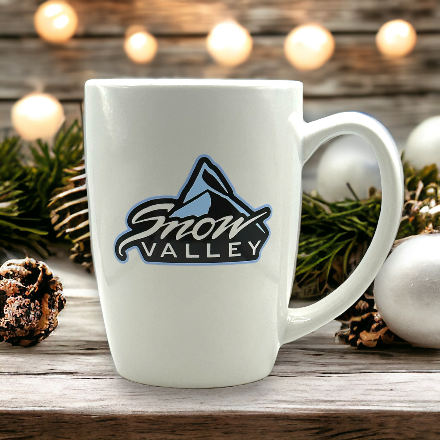 Ceramic Mug with Snow Valley Logo
