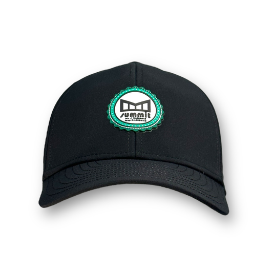 Black Snow summit logo Melin curved bill hat