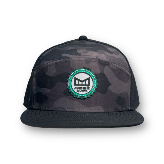 Camo color Snow Summit x Melin snapback hat