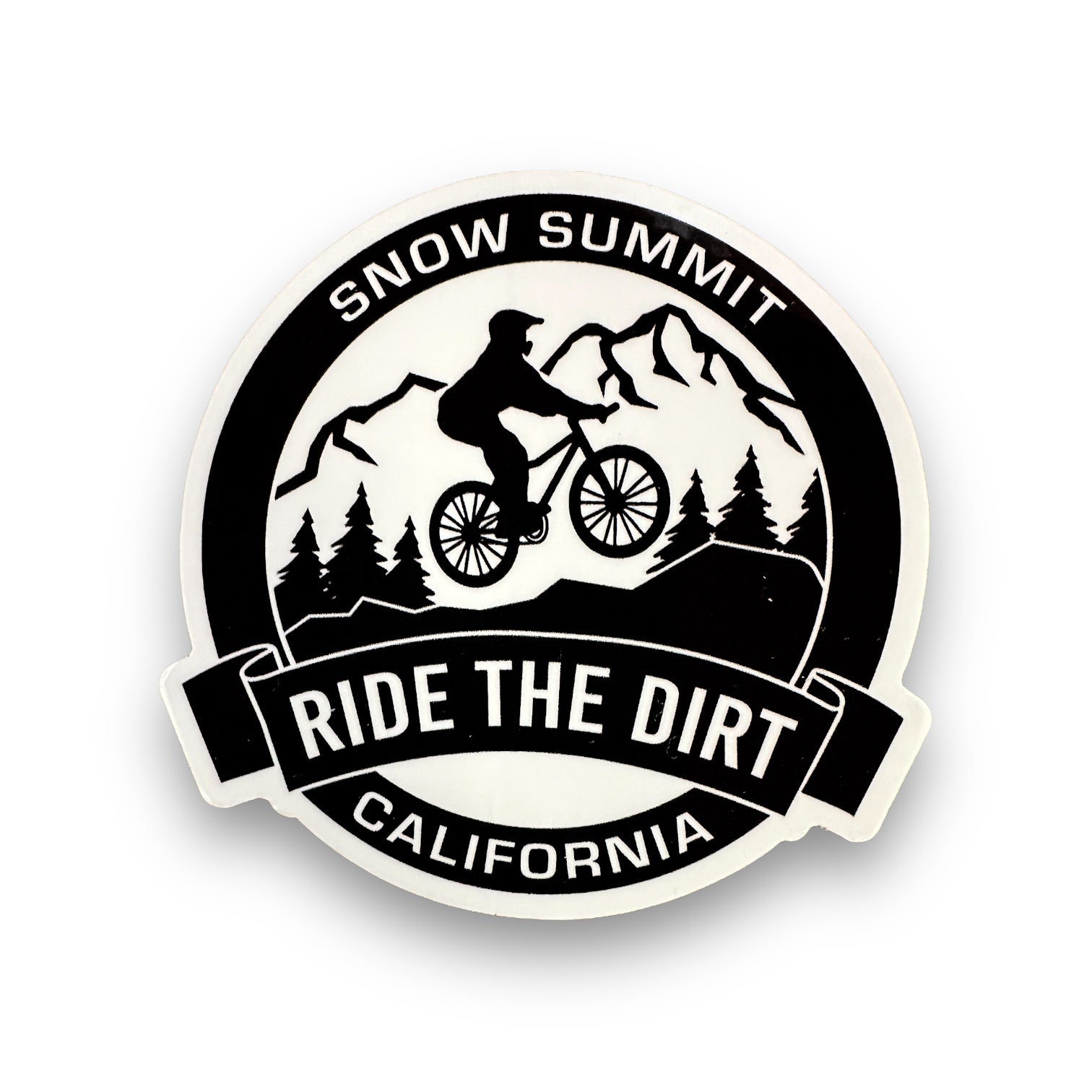 Snow Summit Ride the Dirt Sticker – Big Bear Mountain Resort