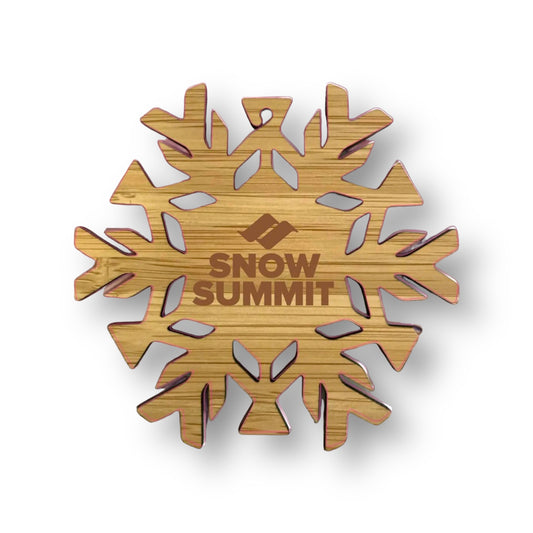 Snow Summit Snowflake Ornament