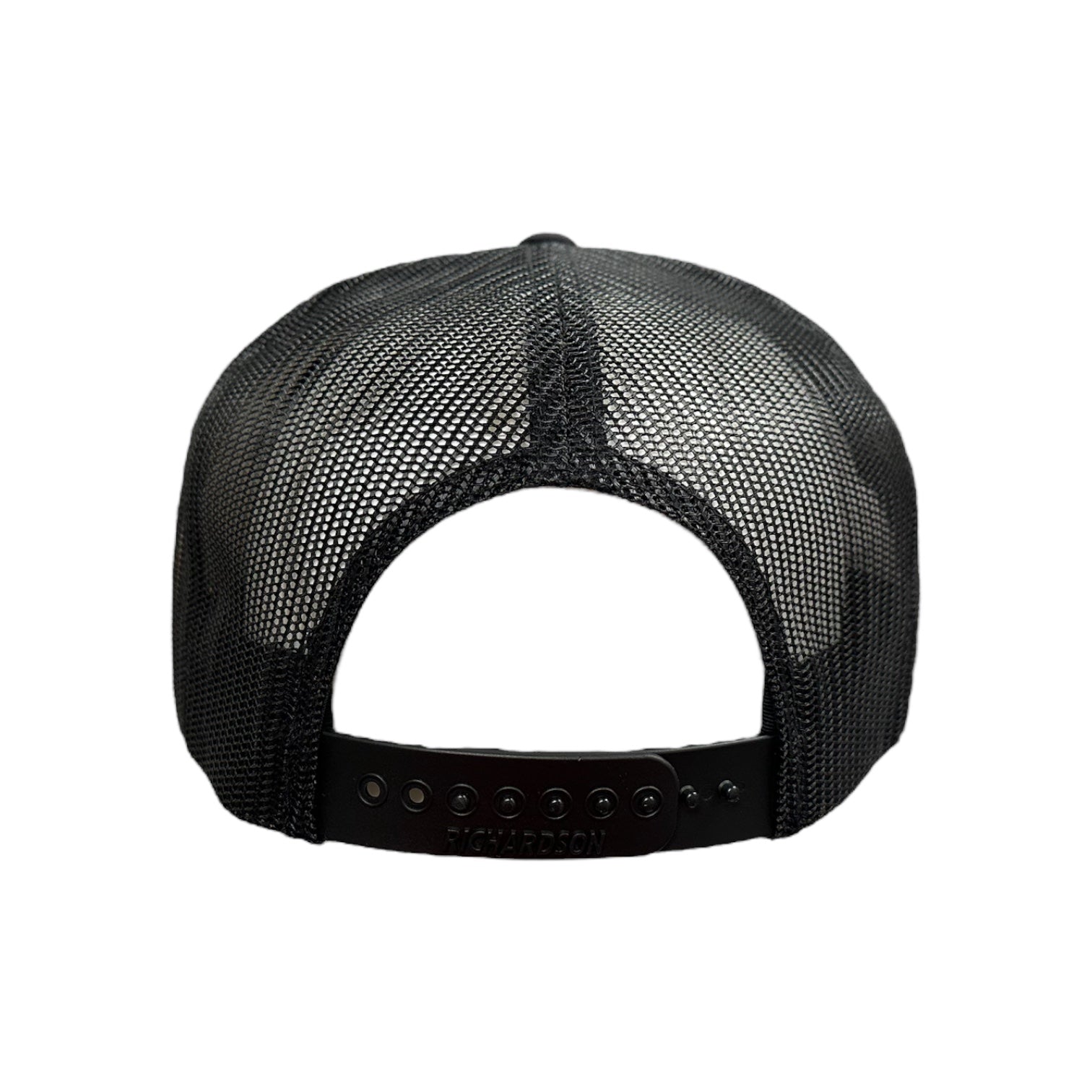 black mesh snapback view