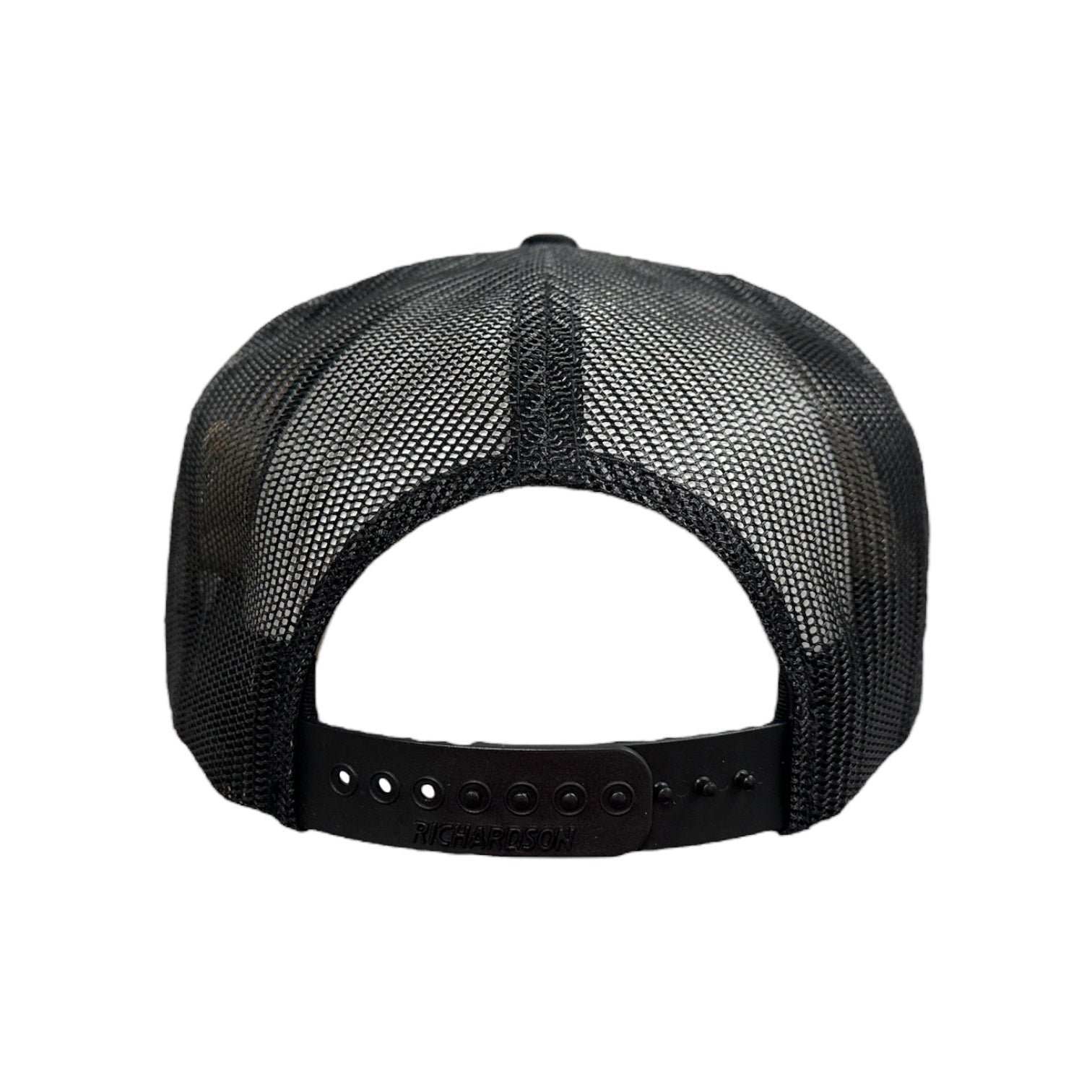 black mesh snapback view