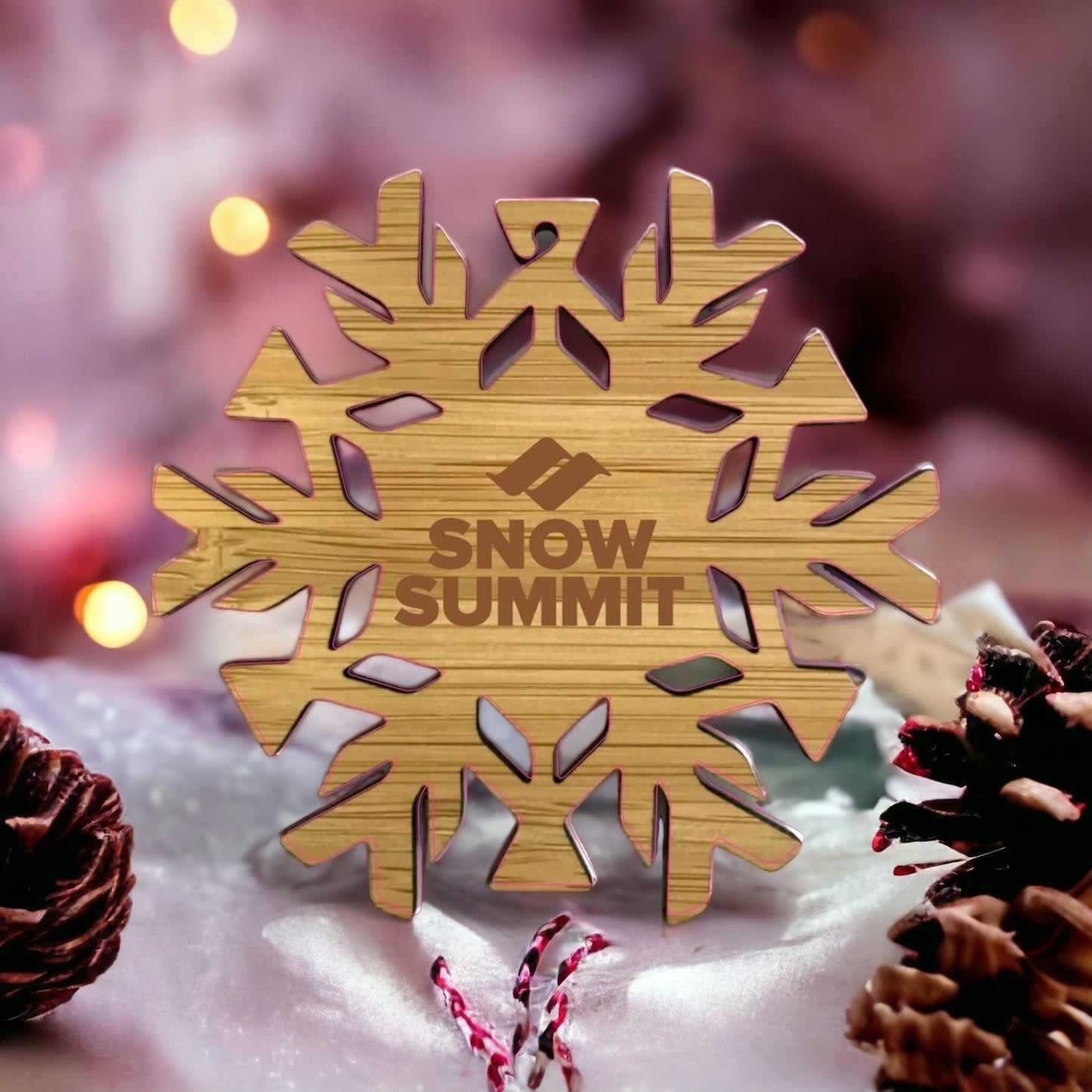 Snow Summit Snowflake Ornament