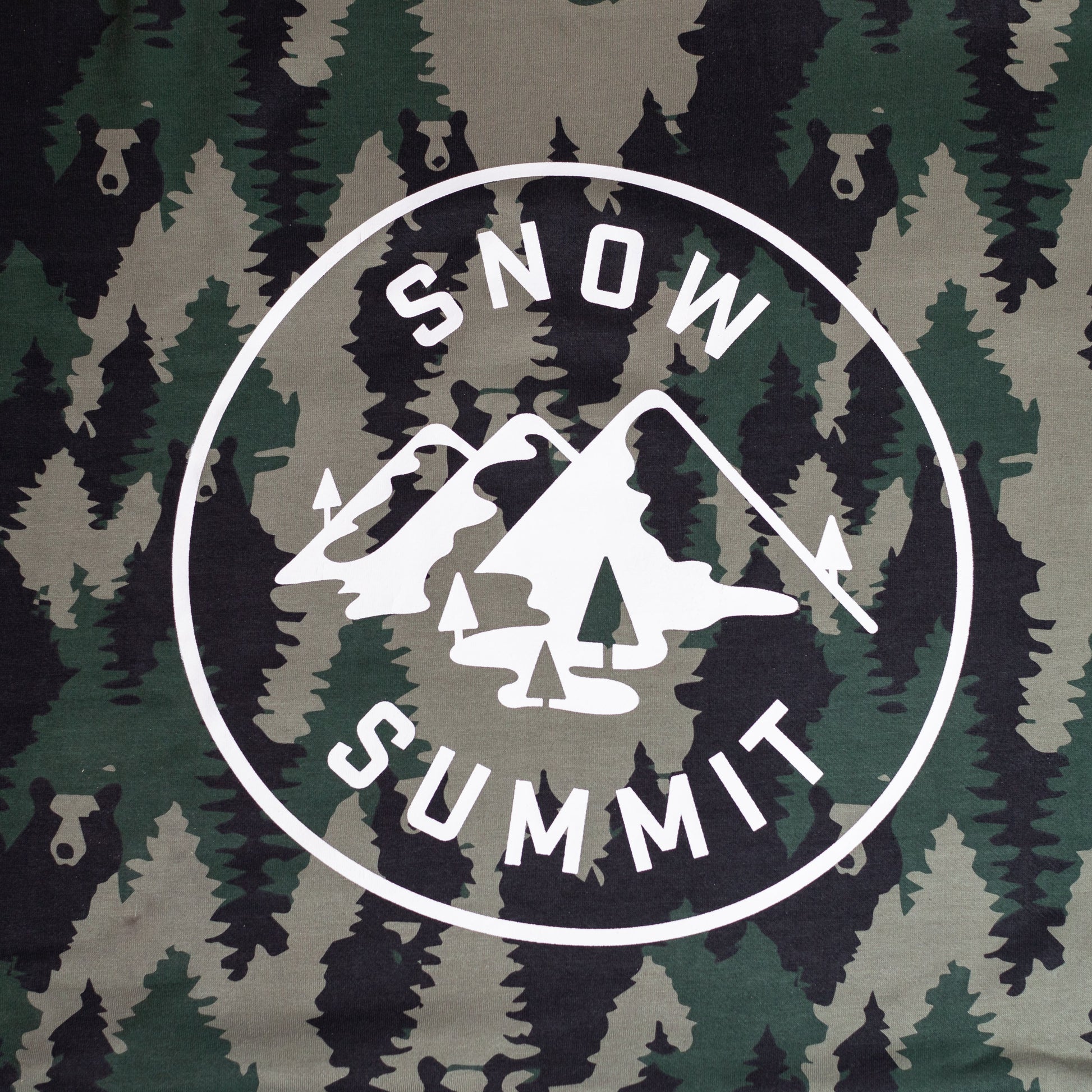 Forest Snow Summit Sweatshirt Blanket 