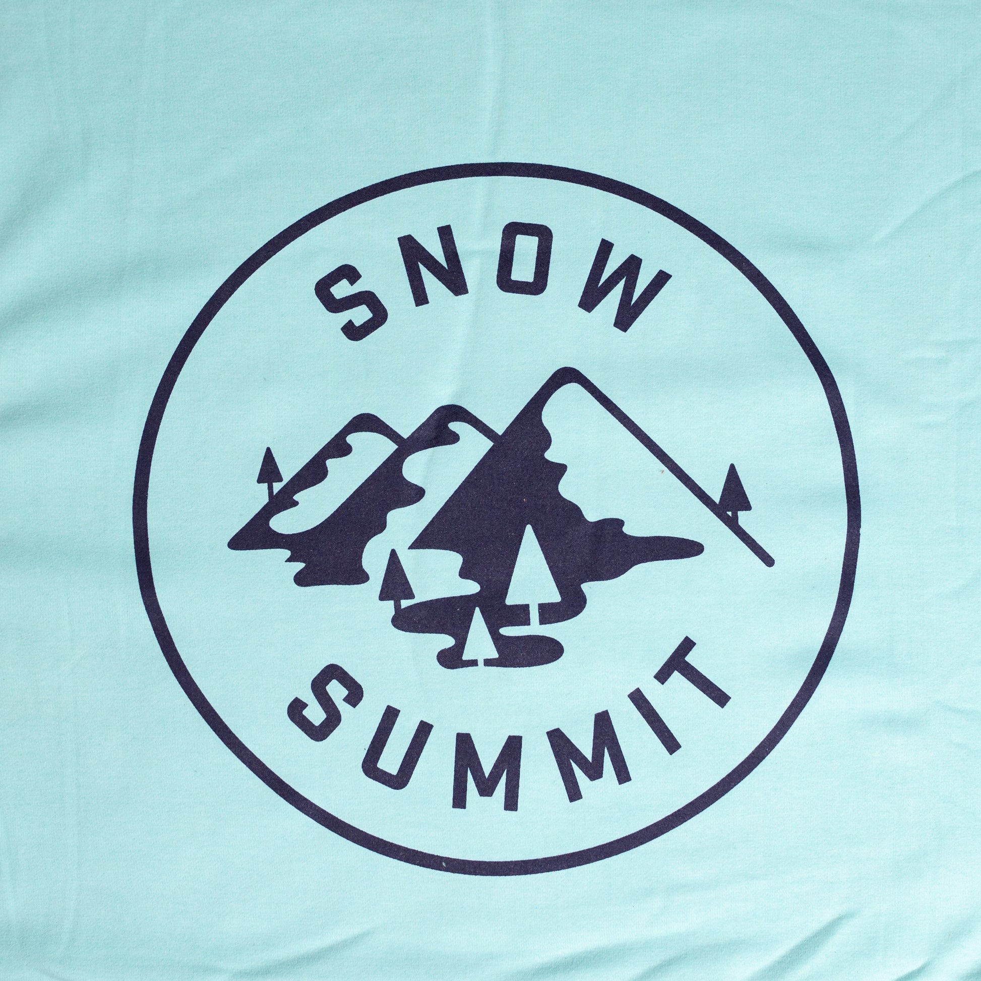 Ocean Snow Summit Sweatshirt Blanket 