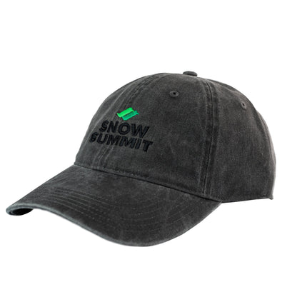 Charcoal Cap with Embroidered Snow Summit Logo